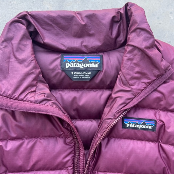 Patagonia Down Sweater Zip Up Jacket Packable Coat Women’s Small - Picture 4 of 10